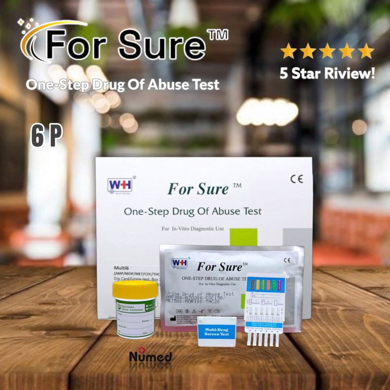 LANGSUNG KIRIM Multi Drug Test 6 Parameter For Sure  Pot Urine 6 ml  Alat Tes Narkoba 6 Parameter  S