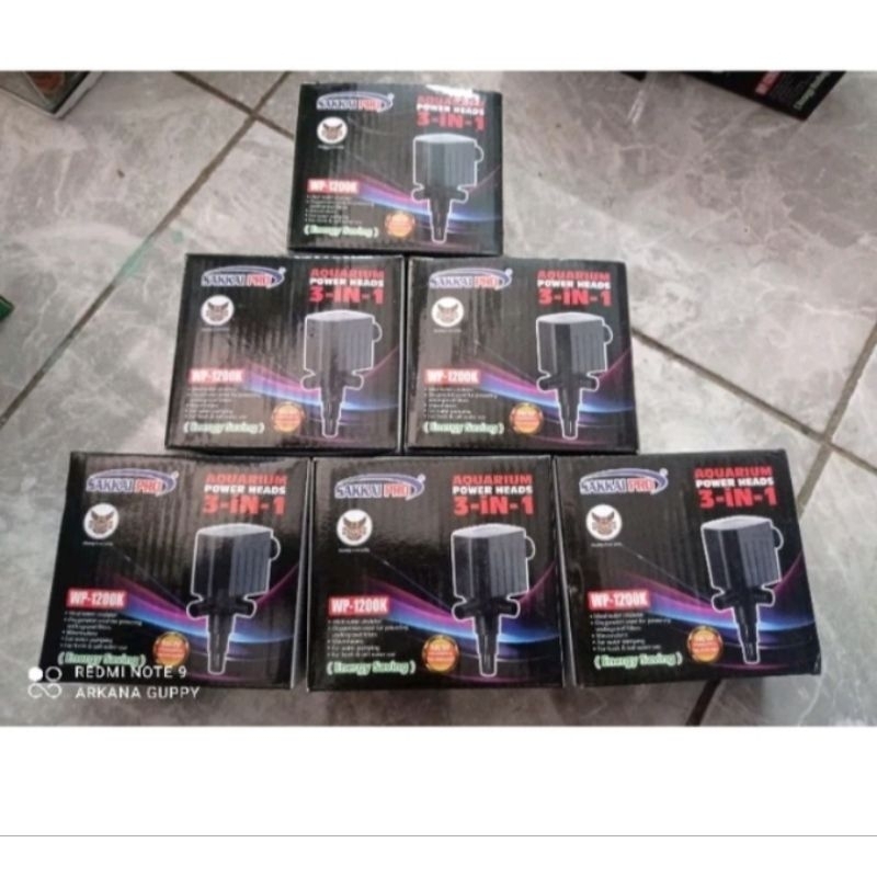 water pump pompa aquarium WP 1200 SAKKAI PRO