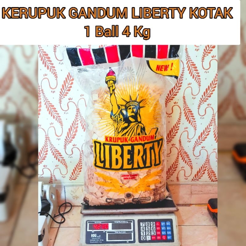 

Kerupuk Gandum Liberty Kotak 1 Ball 4 Kg
