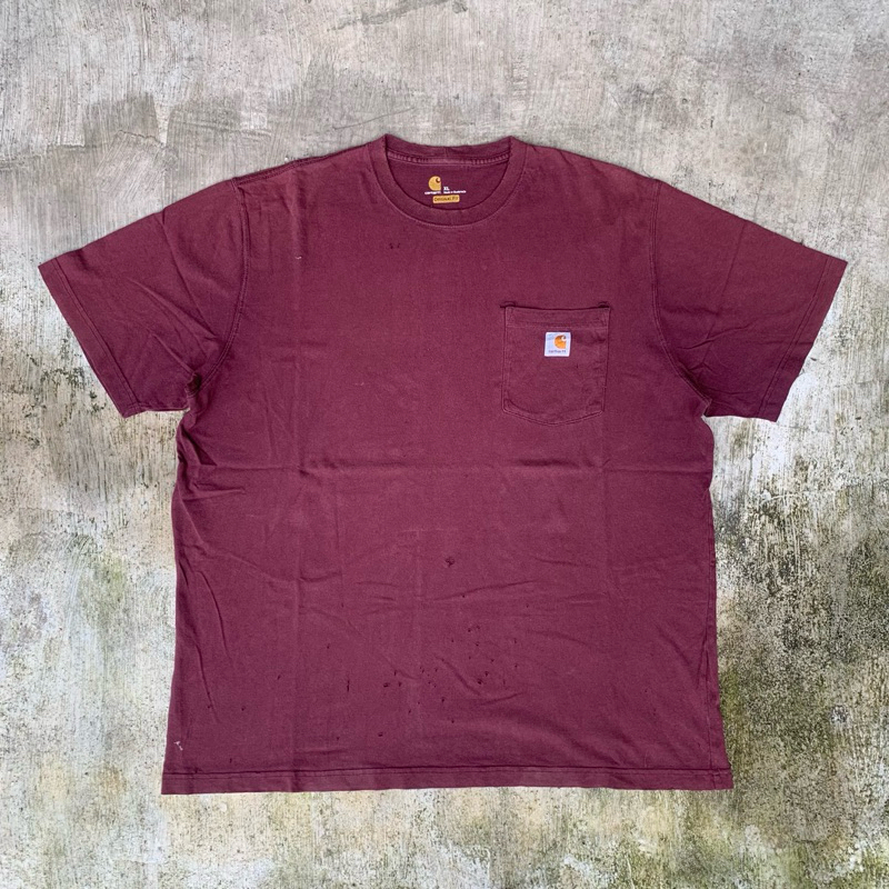 Art Distressed Carhartt pocket tee K87-PRT hard work shirt original