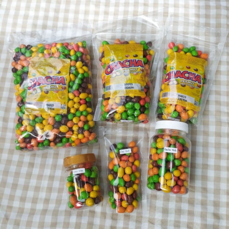 

Coklat Cha Cha Nut isi kacang tanah Merk Delfi