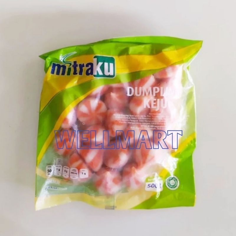

Mitraku Dumpling Keju 500gr Cheese Dumpling Halal Olahan Ikan
