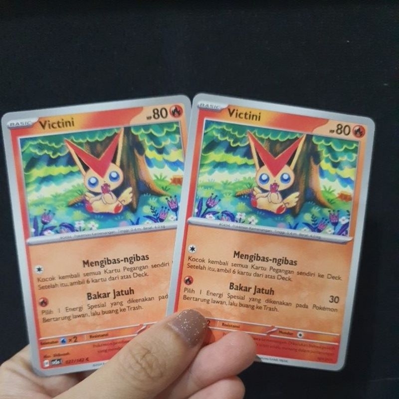 Kartu Pokemon TCG Indonesia Victini ORI
