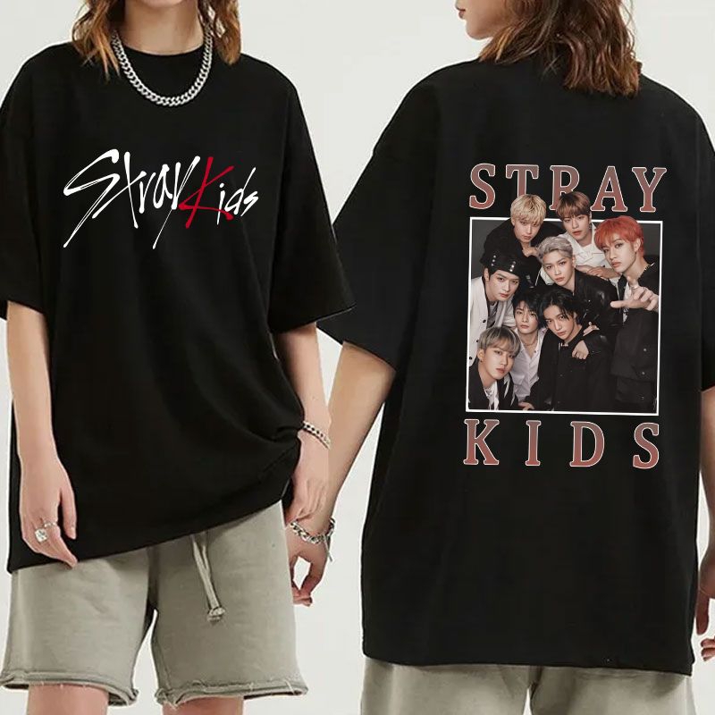 Kaos Kpop Skzoo Skz Stray Kids University Straykids Oversize Baju Stray Kids Lengan Pendek Oversize 