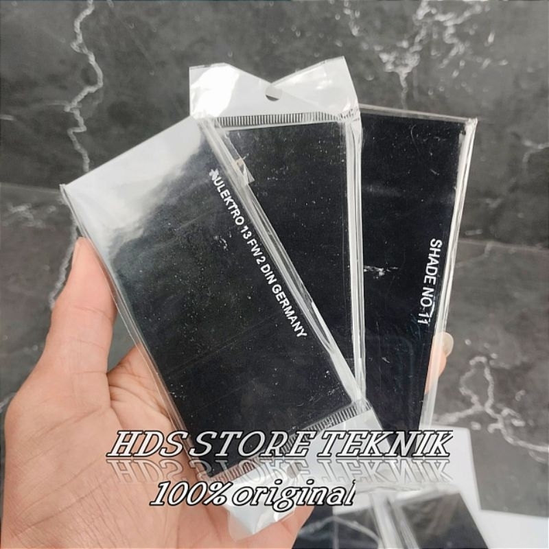 Kaca las Hitam Kedok Welading No 9 10 11 12 13 Glas Black Topeng Las