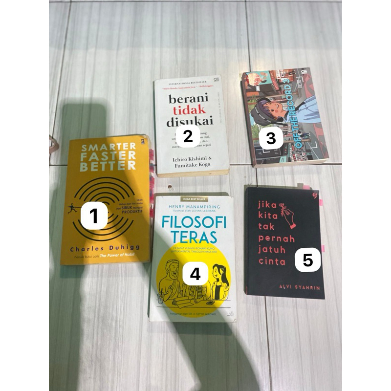 

BUKU PRELOVED BERANI TIDAK DISUKAI