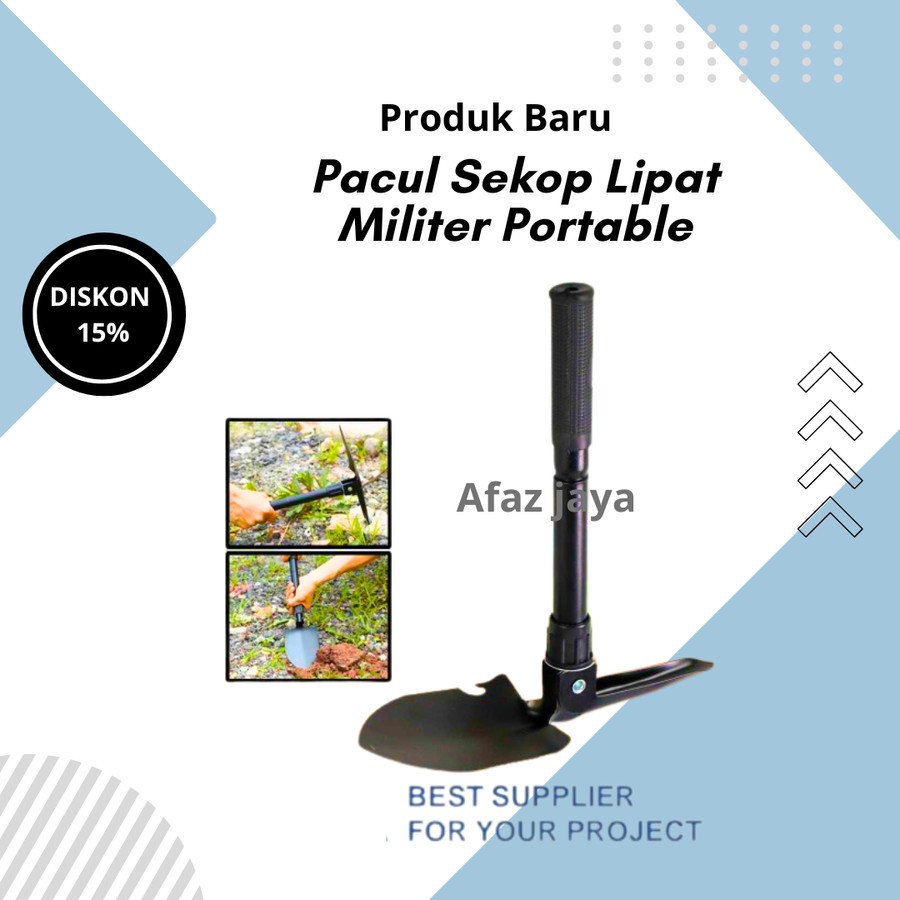 CANGKUL LIPAT MINI PORTABLE SEKOP SKOP CANGKUL GERGAJI ALAT BERKEBUN