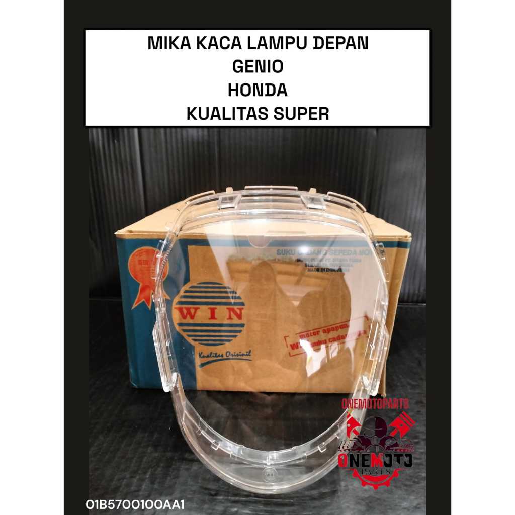 MIKA KACA REFLEKTOR LAMPU DEPAN MOTOR GENIO HONDA KUALITAS SUPER