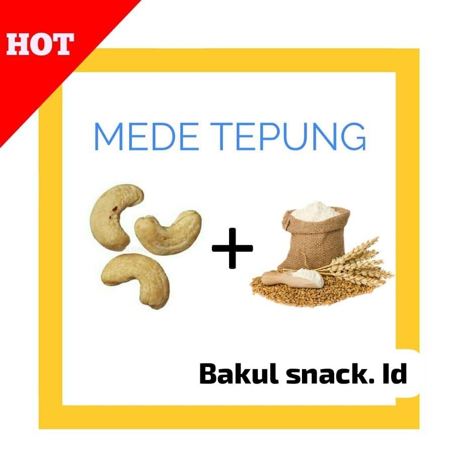 

BAKUL SNACK KACANG MEDE TEPUNG METE 1 KG GURIH