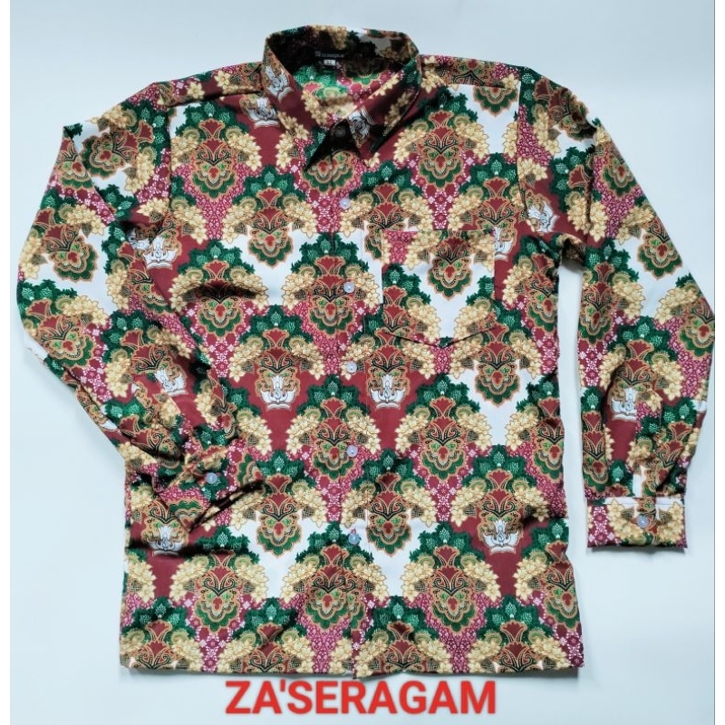 Batik SD Negri/Batik Seragam Sekolah SD/batik SD motif BUNGA MELATI