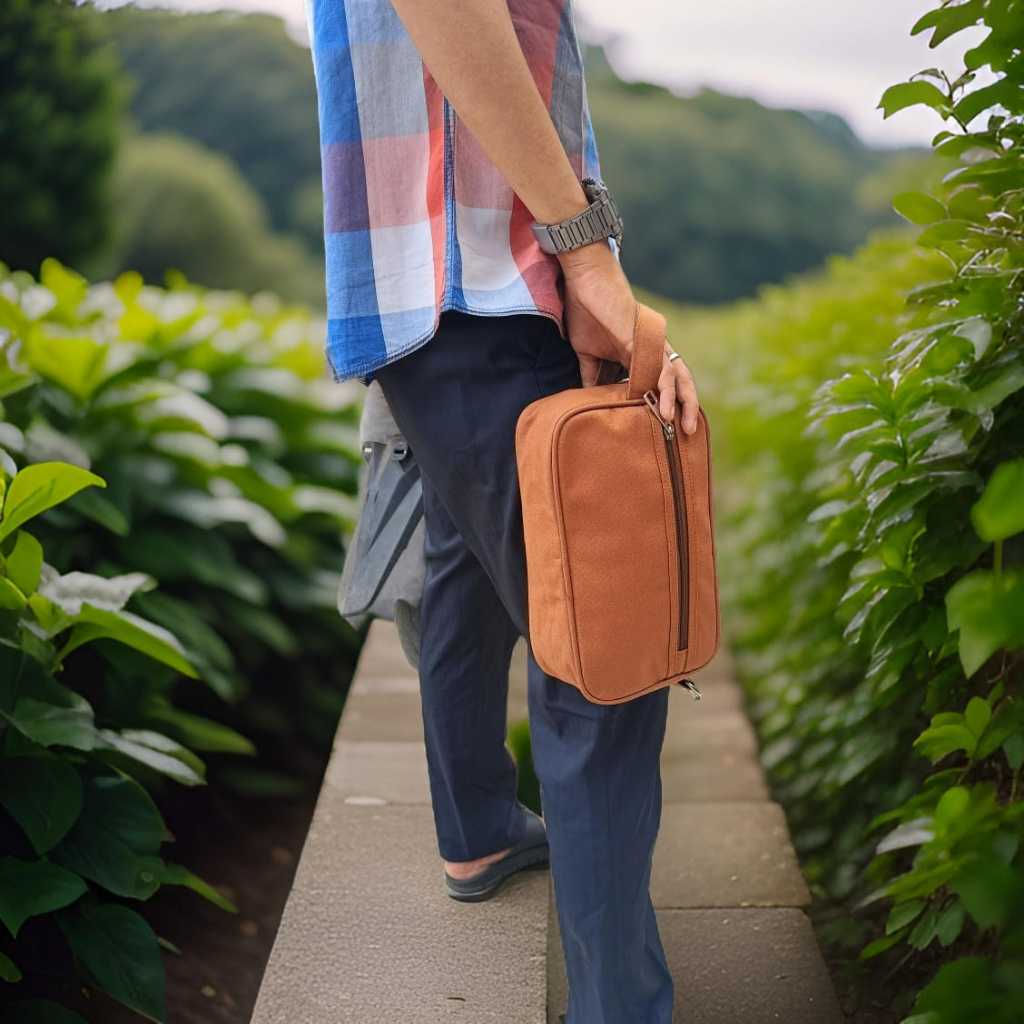 Shanghai Pouch Selempang Hand Bag Tas Tangan Clutch Kanvas Pria