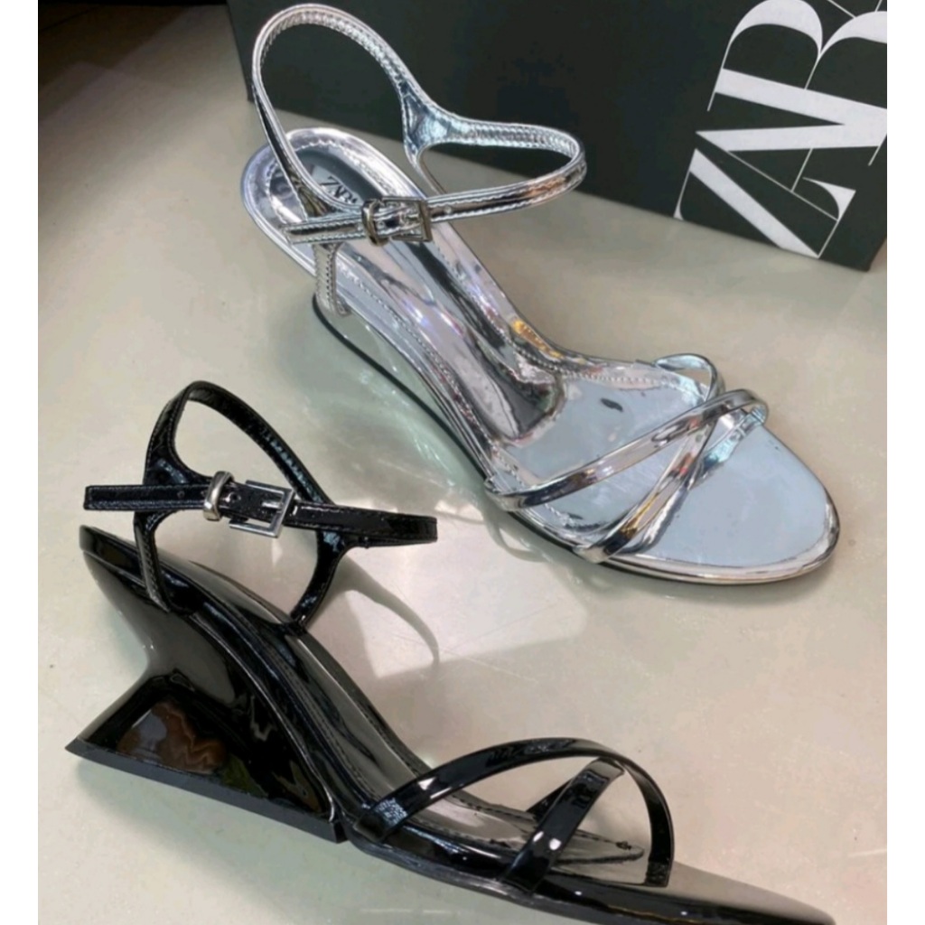 SANDAL WANITA ZRS 763 WEDGES 6CM HEELS PREMIUM IMPORT