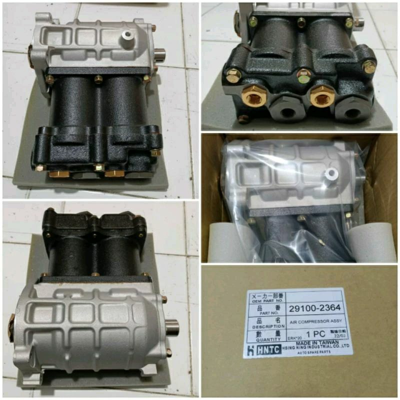 COMPRESOR ASSY HINO 500 FM260 RKZ R260 KOMPRESOR ANGIN HNTC ORIGINAL 29100-2364