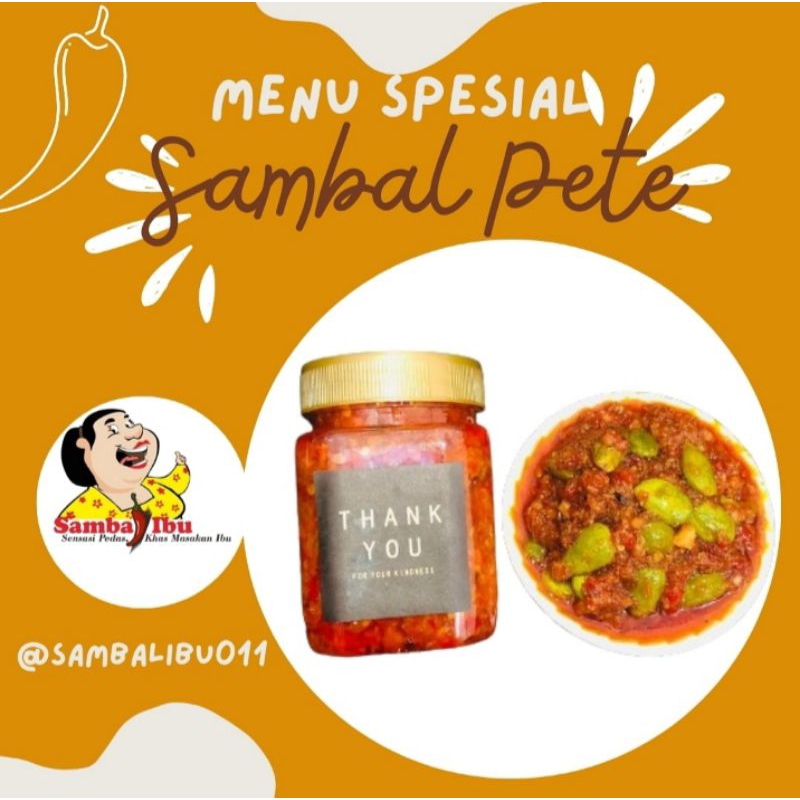 

SAMBAL PETAI//SAMBAL INSTAN/SAMBAL 150Ml/SAMBAL PEDAS/SAMBEL ENAK