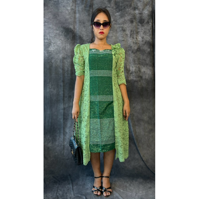 Dress Ulos Tenun Asli by Miss Nauli