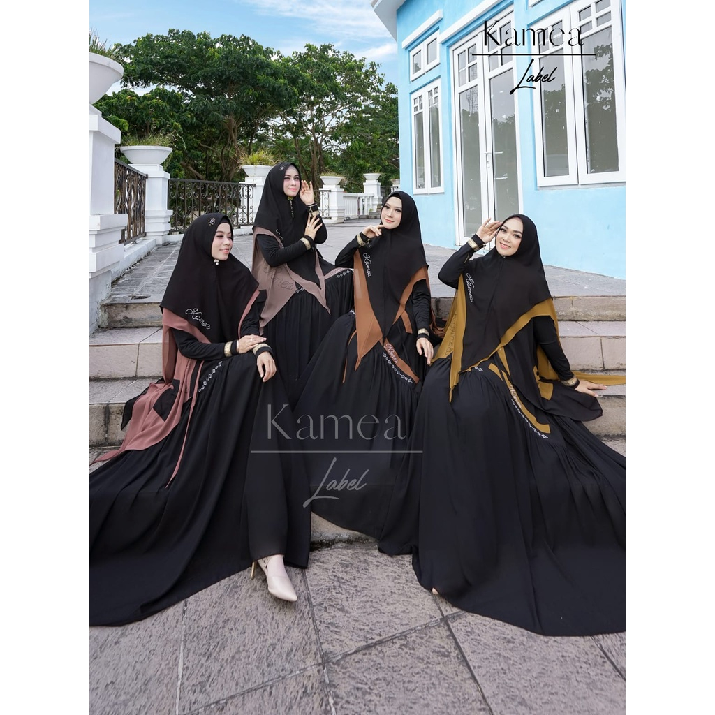 Zaurah set syari / ORI Label Kamea