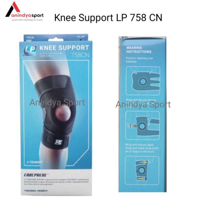 Deker Lutut LP Open Patella Knee Support LP 758CN