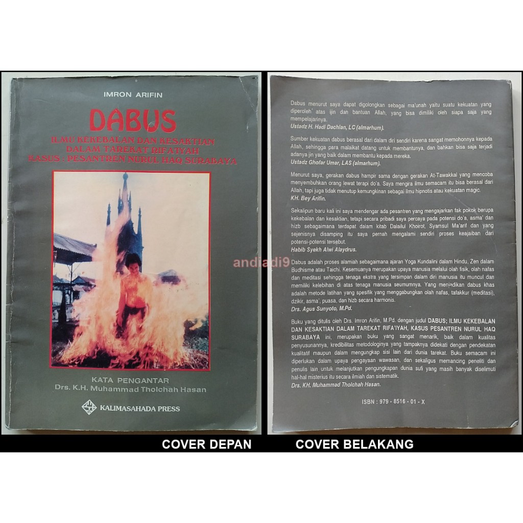 DABUS ILMU KEKEBALAN DAN KESAKTIAN DALAM TAREKAT RIFA'IYAH IMRON ARIFIN 1993