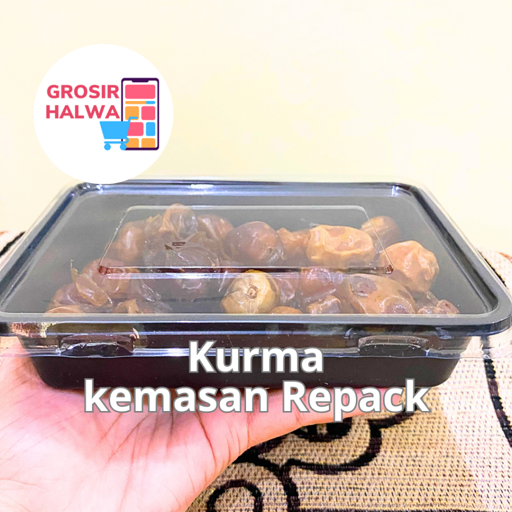 

Kurma kemasan repack thinwall 250gr | 350gr kemasan ekonomis
