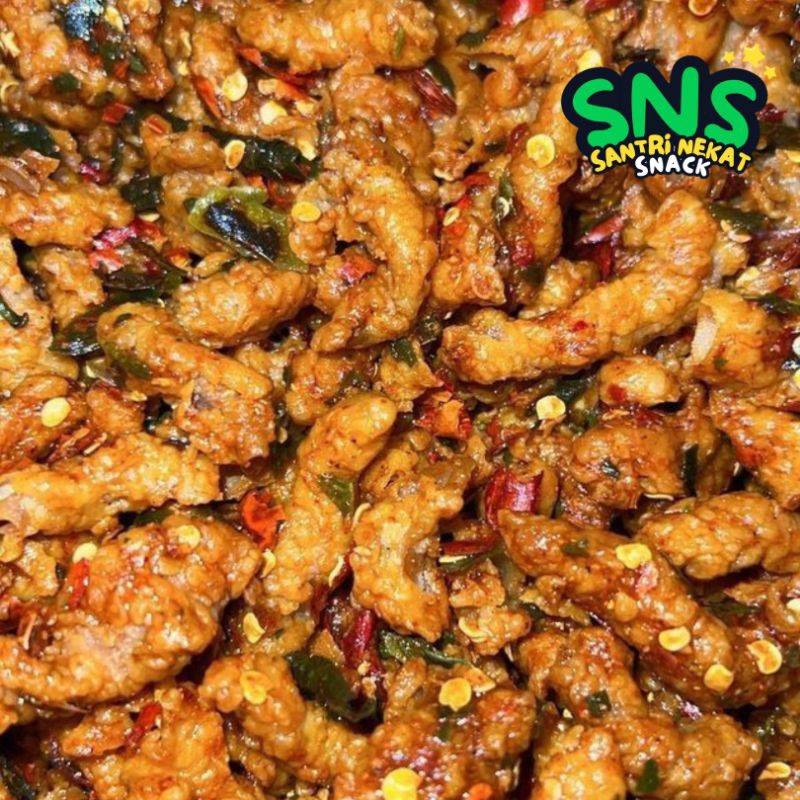 

SNS - KERIPIK USUS KRISPI PEDAS DAUN JERUK 500 GRAM