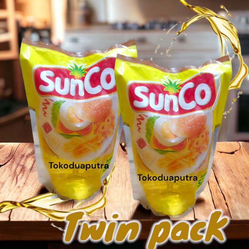 

Minyak Goreng Sunco 2 L X 2 Pouch (Sunco 2 liter X 2 pcs)