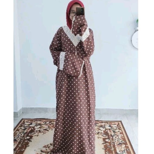MUKENA ABAYA  SHOLAT TRAVELING 354, ABAYA MUKENA MURAH, ABAYA SHOLAT 354,MUKENA ABAYA SHOLAT WOLFIS 
