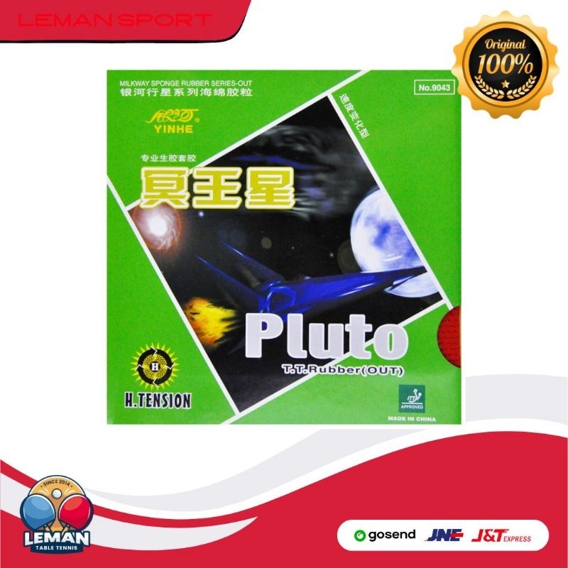 Karet Bintik Medium Yinhe Pluto 1,5 mm & 1,8 mm / Karet Pingpong Tenis Meja