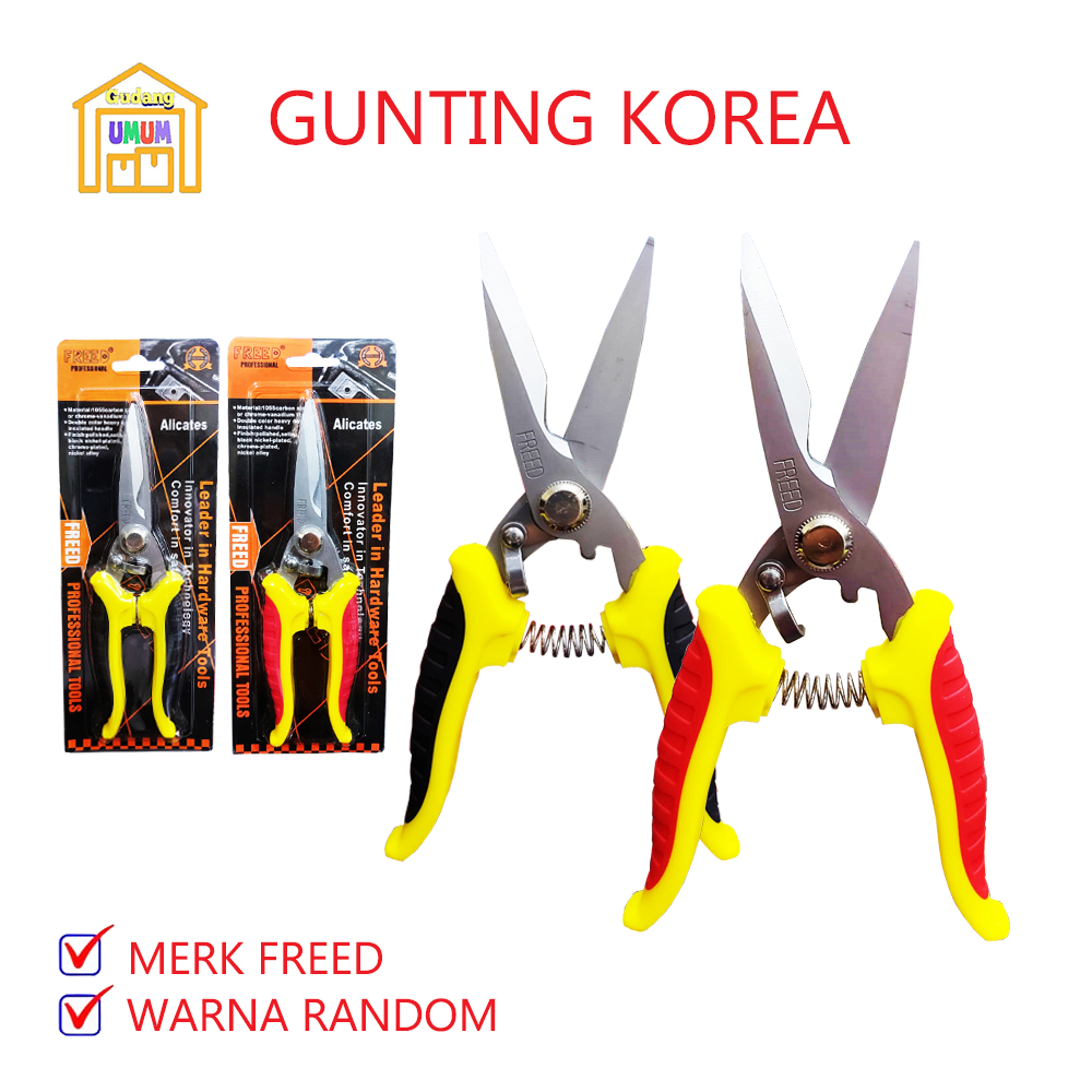

Gunting Korea FREED - Gunting Serbaguna- Gunting Multifungsi