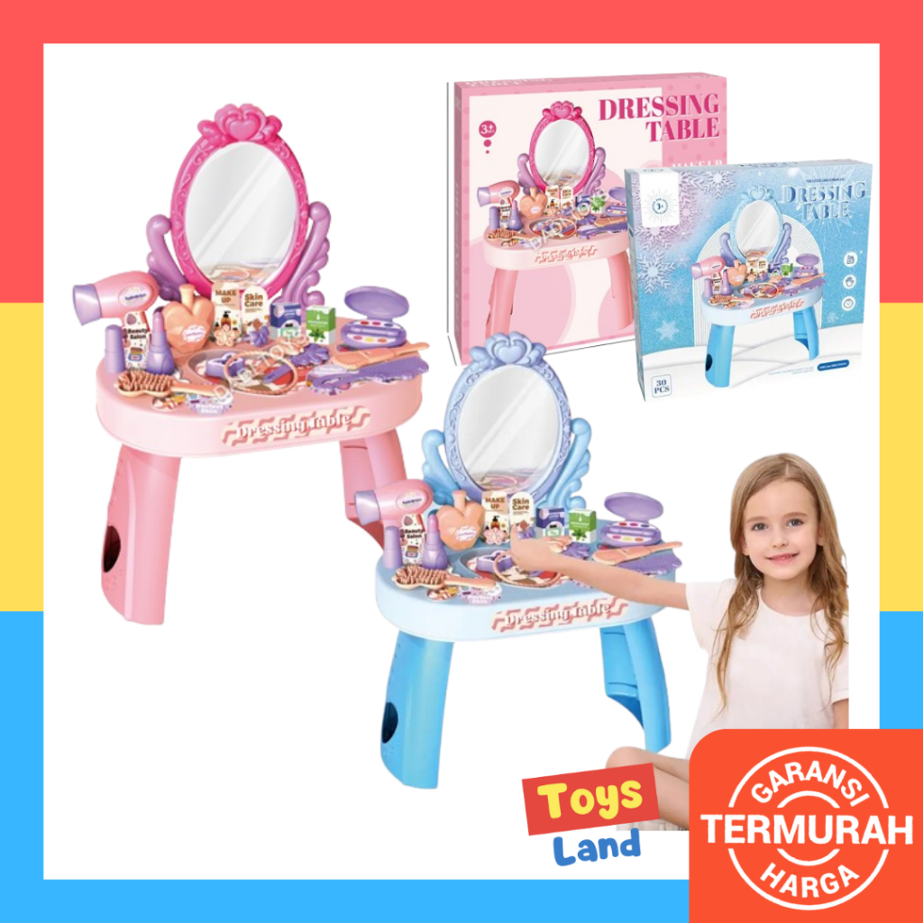 Dressing Table Make Up Mainan Make Up Anak Perempuan Mainan Meja Rias Anak Anak Perempuan