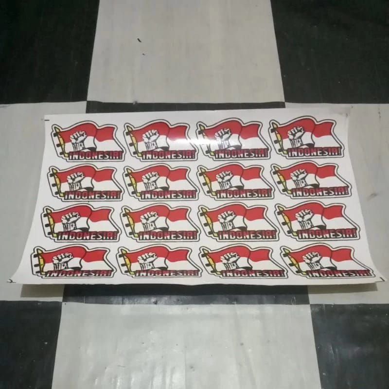 

stiker wajah suporter olahraga 1 lembar