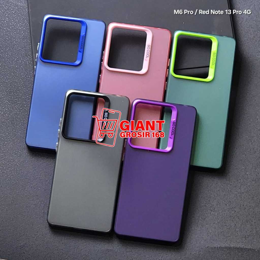 Case Poco M6 Pro 4G Silikon Case Imd Polycarbon Hard PC Case Hologram Poco M6 Pro 4G SC-1