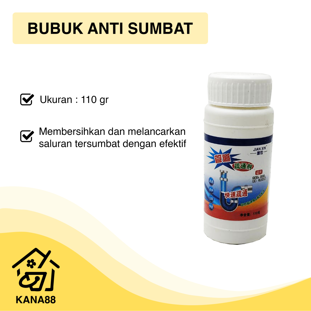 Bubuk Anti Sumbat Saluran Air Toilet Wastafel Tersumbat Mampet Soda Api Sodium Hydroxide