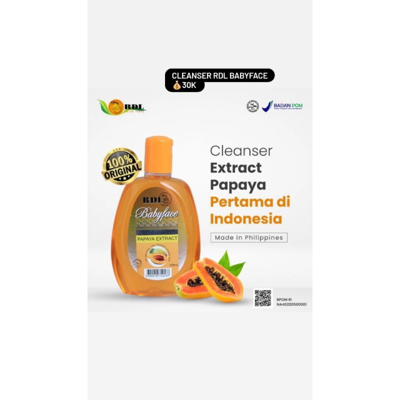 PAPAYA RDL CLEANSER TONER