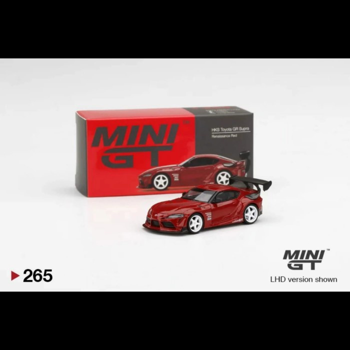 Mini GT #265 Toyota GR Supra Red