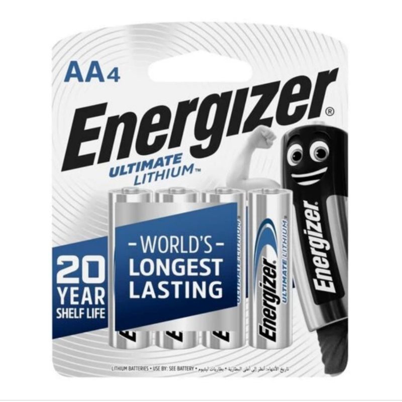 ENERGIZER BATERAI AA ISI 4 ULTIMATE LITHIUM L91 BP4 FR6