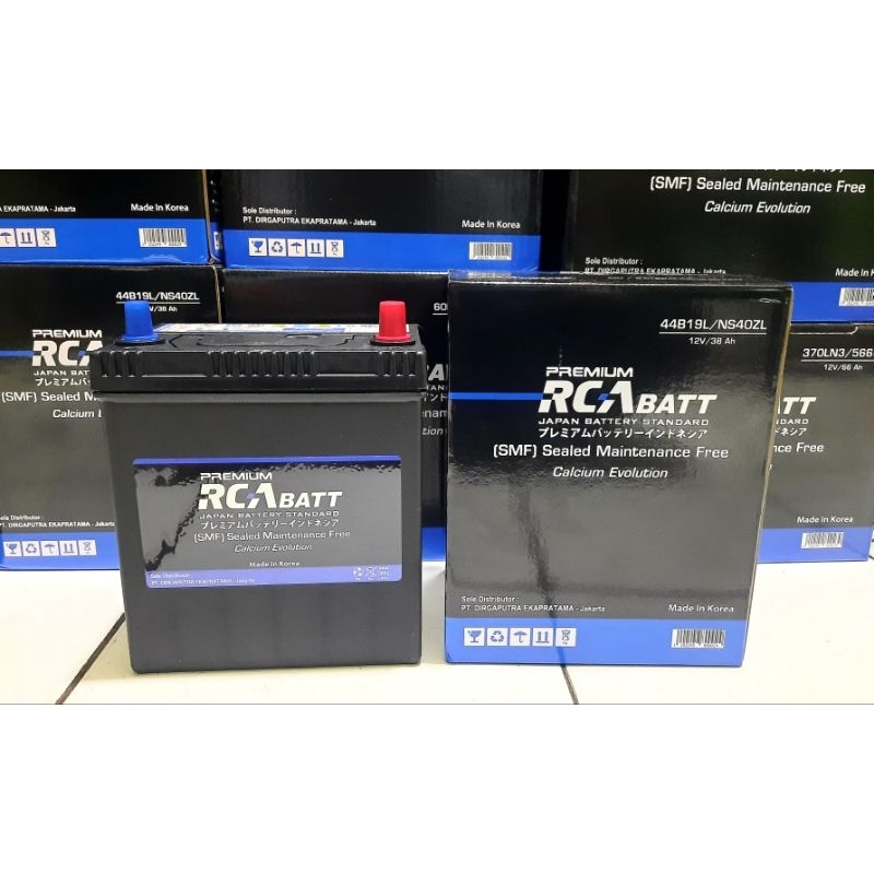 Aki Mobil Honda Jazz, Brio, Mobilio, BRV merk RCA BATT