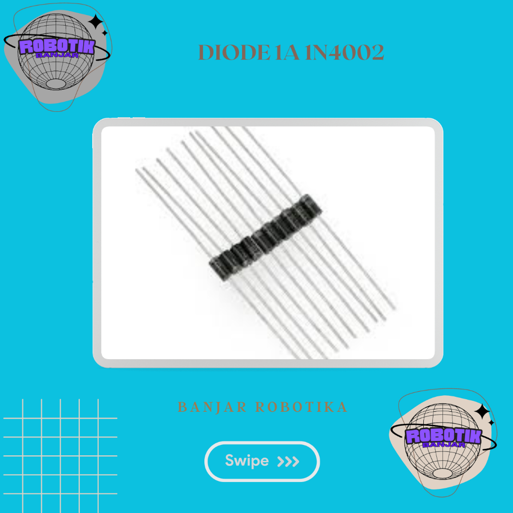 Dioda Diode 1N4002 IN4002 IN 4002 1A 100V