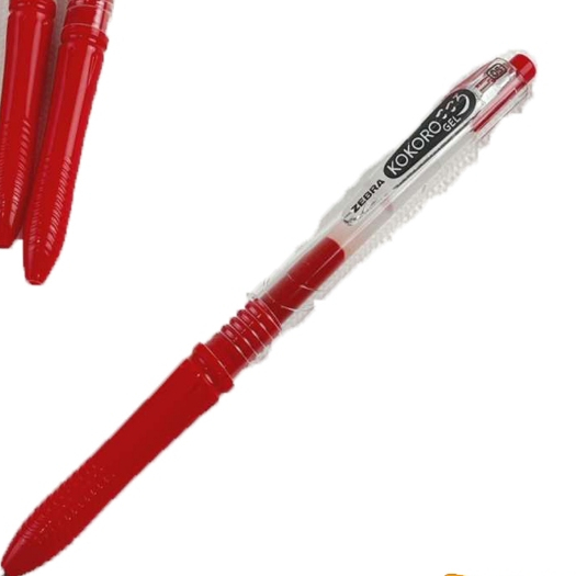 

Zebra Kokoro 0.5 Set 12 merah Ink