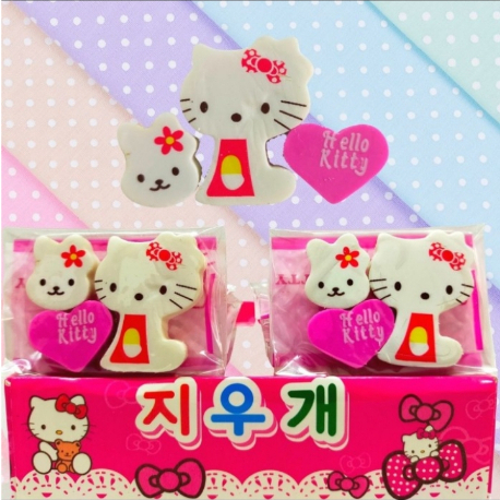 

Penghapus Pensil Karakter Hello Kitty Mini Set (3pcs)