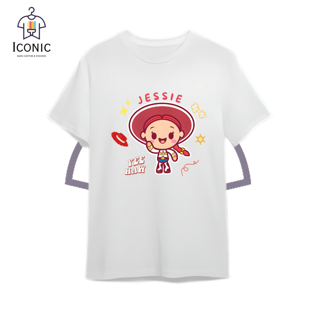 BAJU KAOS SABLON TOY STORY KARAKTER JESSIE