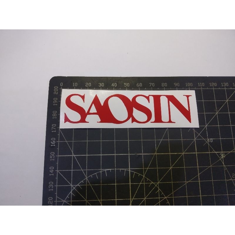 

cutting stiker saosin