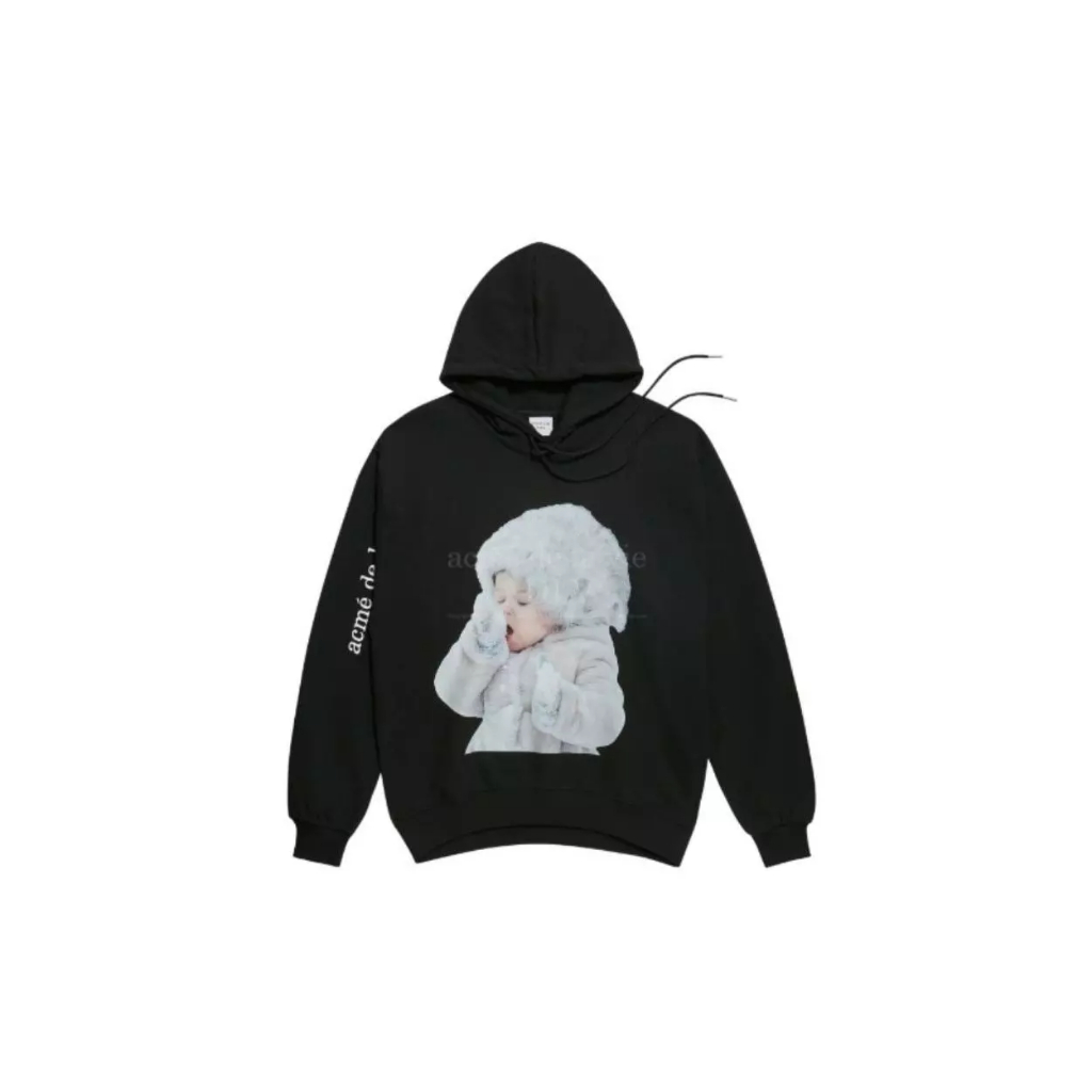 ADLV Baby Face Hoodie Black Snow