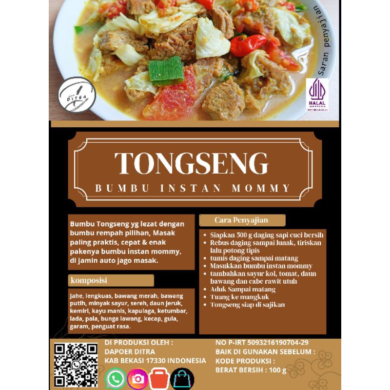 

BUMBU TONGSENG 100 g