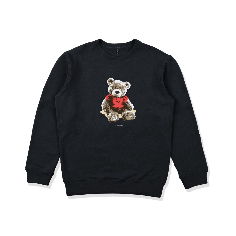 Sudah READY Roughneck SS143 Black Kiddy Joy Crewneck