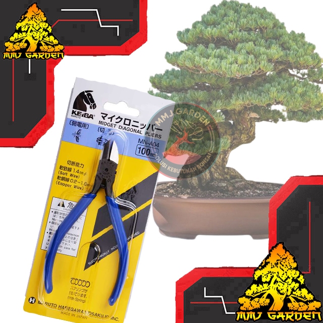 MMJ GARDEN-Alat bonsai,tang potong kawat KEIBA MN-AO4