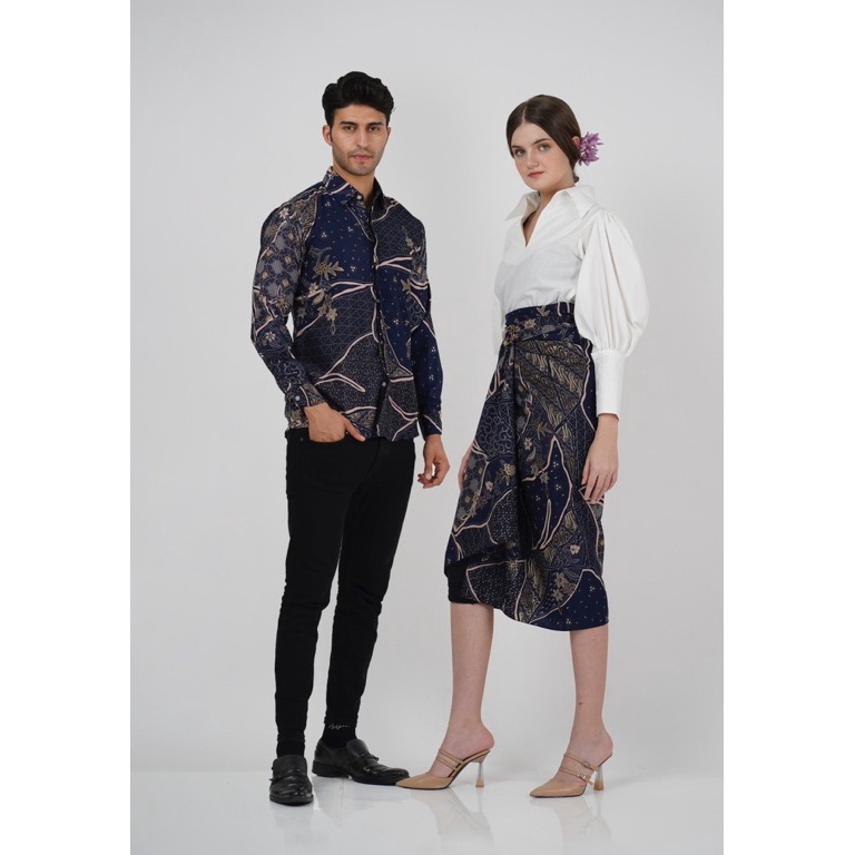 Serbuuuu Vanriz KebayaBatik Couple Rok Lilit Buat Lamaran Kemeja slimfit