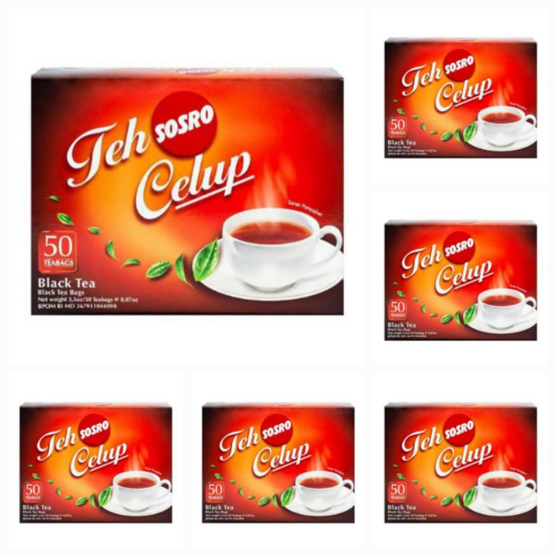 

Spsro Teh Celup Black Tea Isi 50 Tea Bags