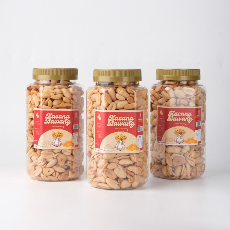 

Cahaya Brilliant Kacang Bawang Premium Manis Gurih 400 Gr Snack Cemilan Sehat