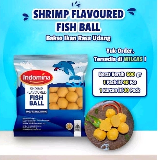 

INDOMINA BOLA UDANG / OLAHAN IKAN / BAKSO RASA UDANG