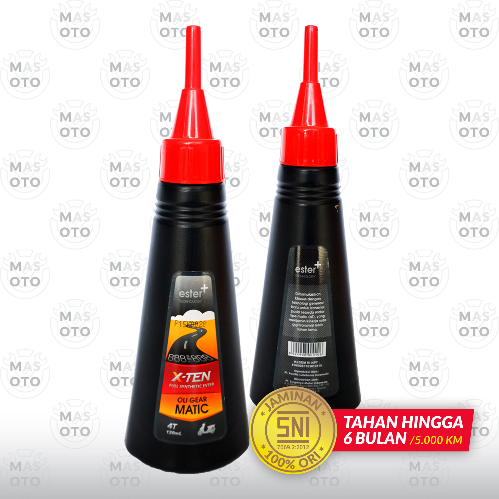 Oli Gardan Motor X-TEN/Matic Gear Oil (120 mL)